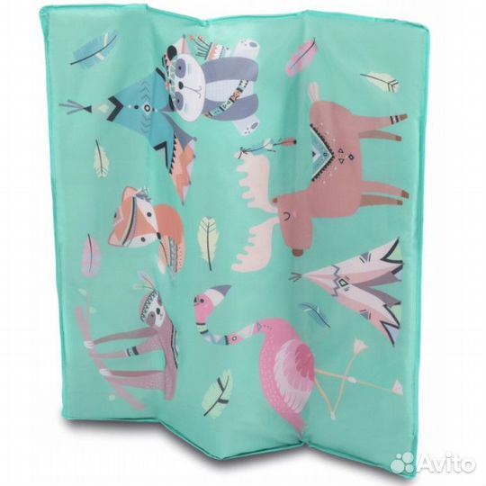 Манеж Lionelo LO-Sofie classy turquoise scandi
