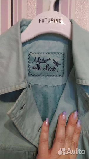 Плащ, джинсовый комбинезон, джинсы 110-116