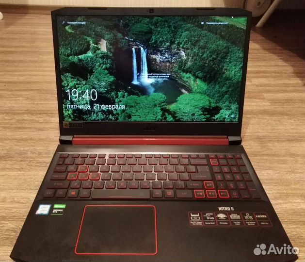 Acer Nitro 5 Core i7 9750H + GTX 1650 на гарантии