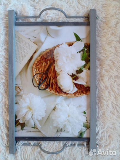 Поднос ручной работы