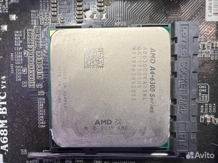 Материнская плата с процессором FM2