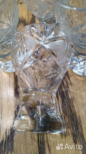 Рюмки и стопки хрустальные СССР