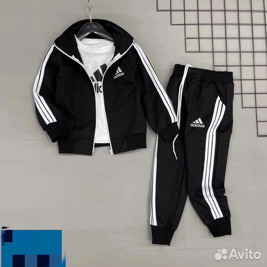 Детский спортивный костюм тройка adidas