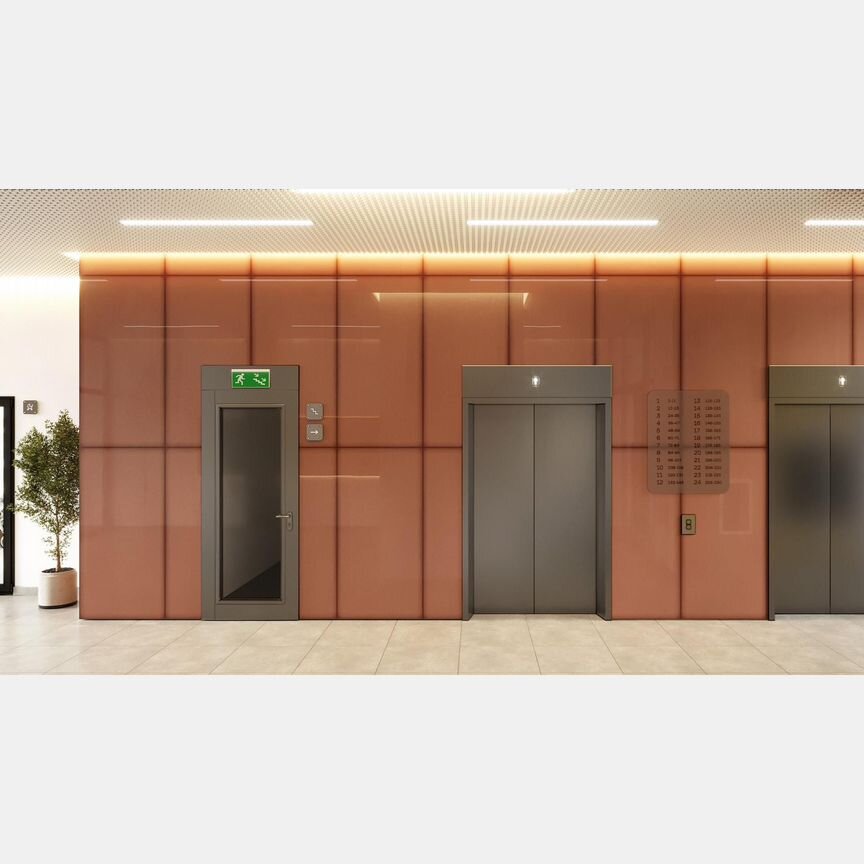 1-к. квартира, 46,6 м², 4/24 эт.