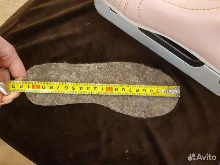 Коньки двухполозные, 33 размер