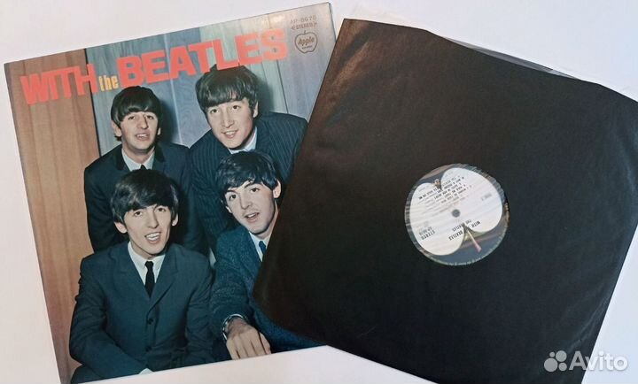 Винтажная виниловая пластинка LP The Beatles With