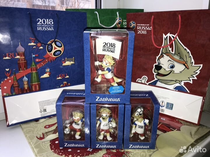 Статуэтки-Талисманы Забивака чм Фифа 2018 (по шт)