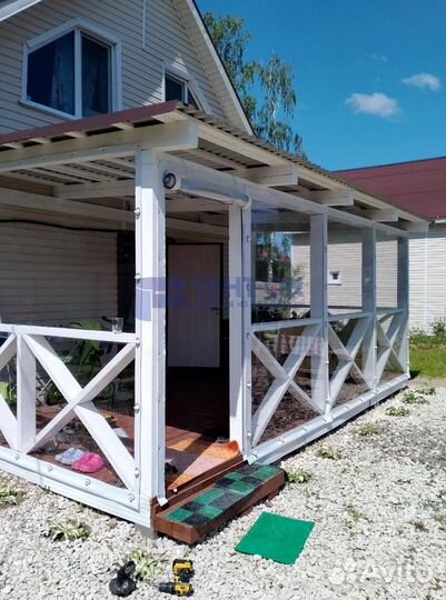 Мягкие окна для веранды