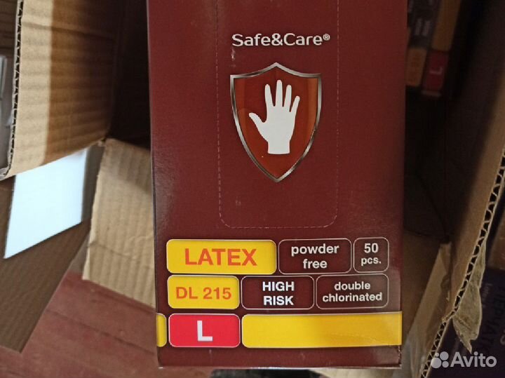 Перчатки Нитрил, Винил, Латекс, Одноразовые