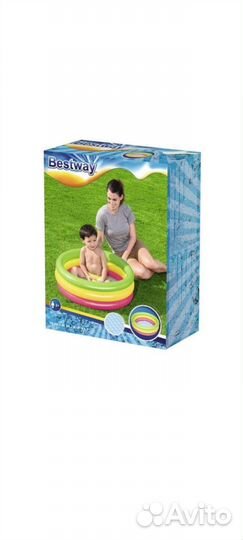 Детский надувной бассейн intex