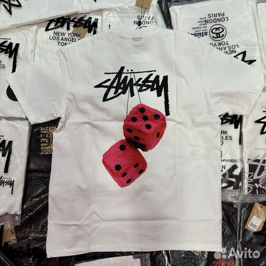 Футболка stussy кубики оригинал