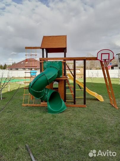 Игровые деревянные площадки