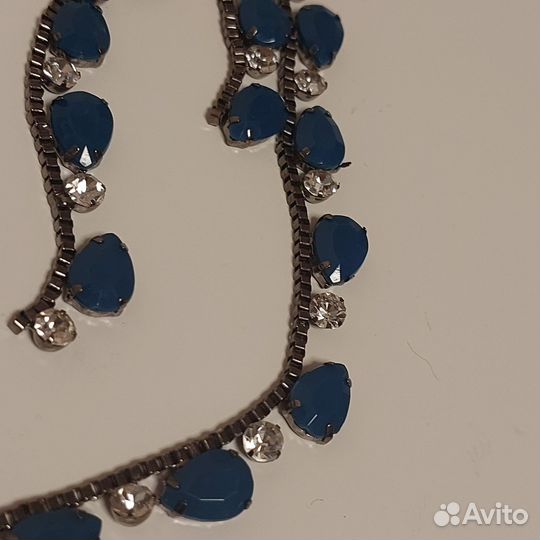 Ожерелье колье сверкающее