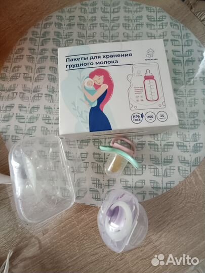 Молокоотсос электрический и ручной, пакеты
