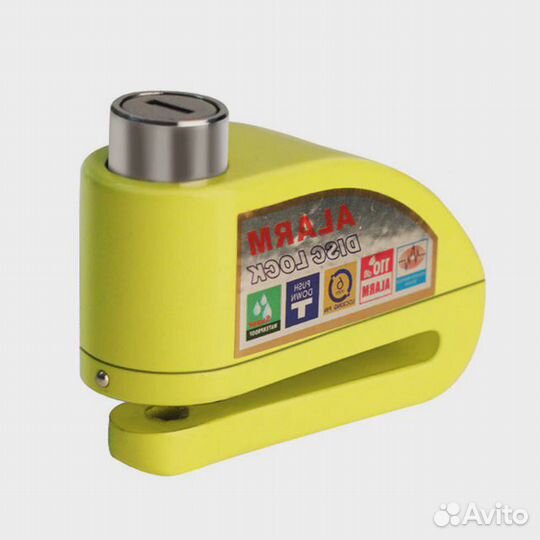 Замок на тормозной диск мотоцикла с сиреной