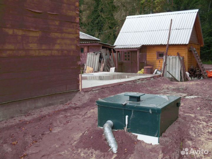 Септик эко Аквалос 4 переливной