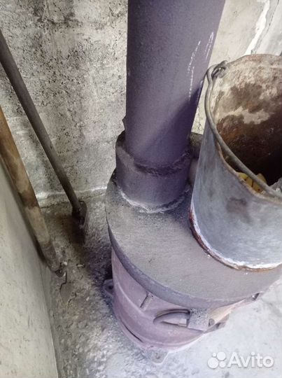 Печь буржуйка чугунная СССР