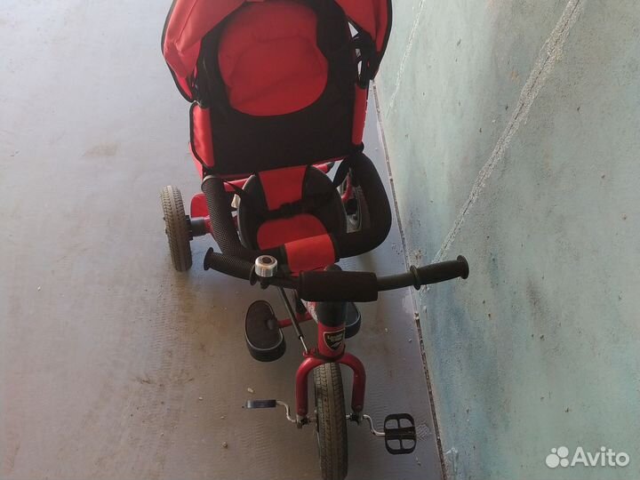 Велосипед коляска с ручкой