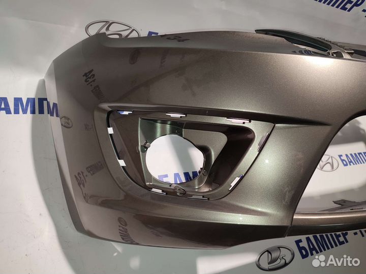 Бампер передний Лада Гранта золотисто-коричневый