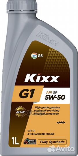 Масло моторное Kixx G1 5w-50 API SP 1л L2155AL1