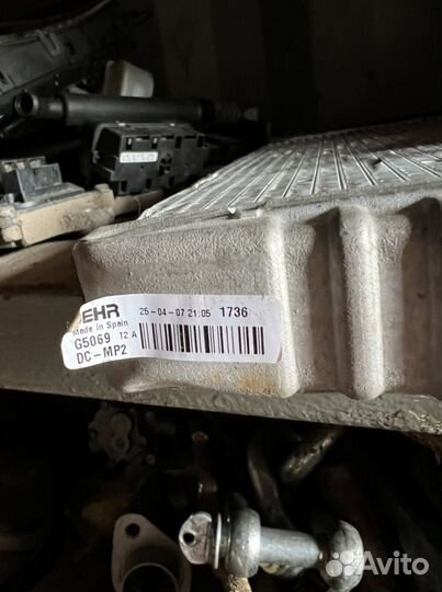 Радиатор отопителя и кондиционера mercedes actros