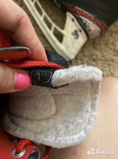 Хоккейные коньки бауэр