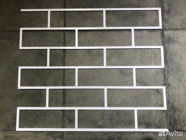 Трафареты для стен под штукатурку кирпич, соты