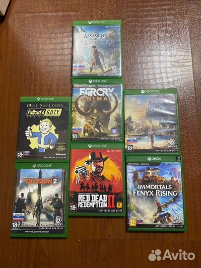 Диски на Xbox One