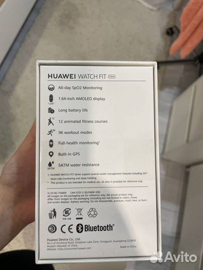 SMART часы huawei watch fit