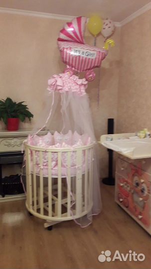 Детская кроватка трансформер 9 в 1