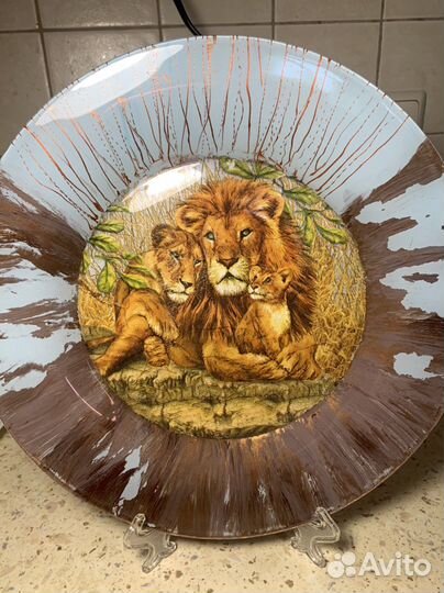 Тарелка ручной работы