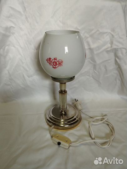 Советская настольная лампа