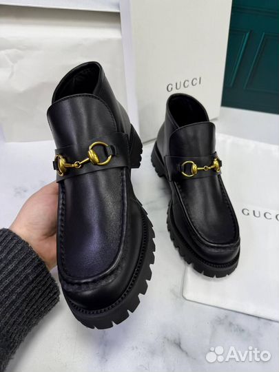 Лоферы Ботинки Gucci женские Размер 36-40