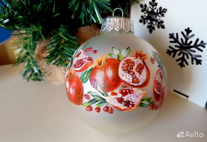 Роспись елочных шаров