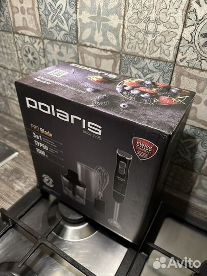 Блендер погружной новый Polaris PHB 1072, 3 в 1