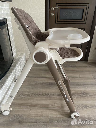 Детский стульчик для кормления happy baby