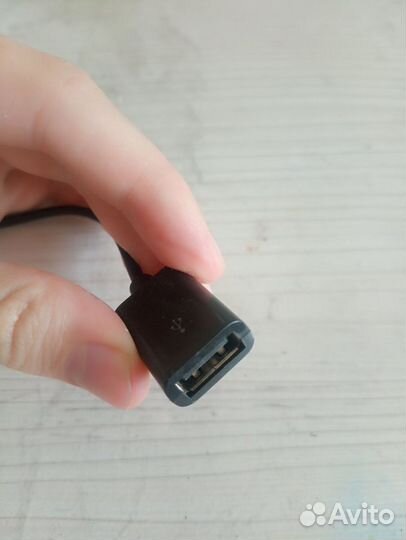 Переходник с micro usb на OTG(USB) 20 см