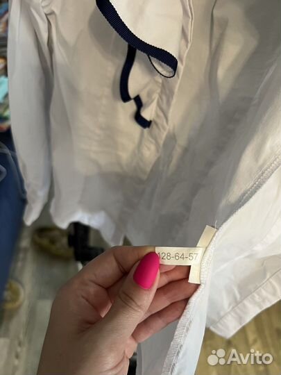 Блузка для школы на девочку 128