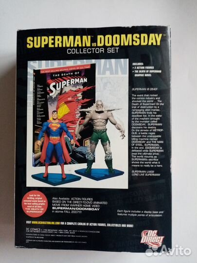 Фигурки DC Direct Superman vs Doomsday