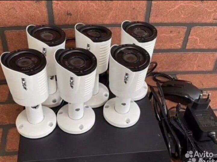 Комплект видеонаблюдения ip на 6 камер