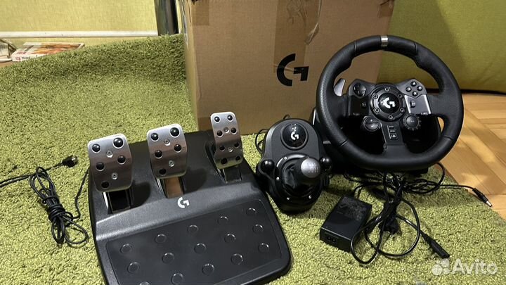 Logitech g923 + кпп игровой руль