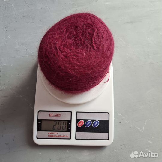 Пряжа пух норки бобинная ангора