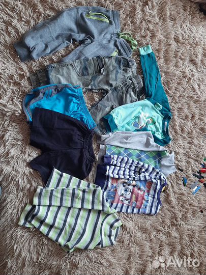 Детские вещи на мальчика пакетом 2-3года