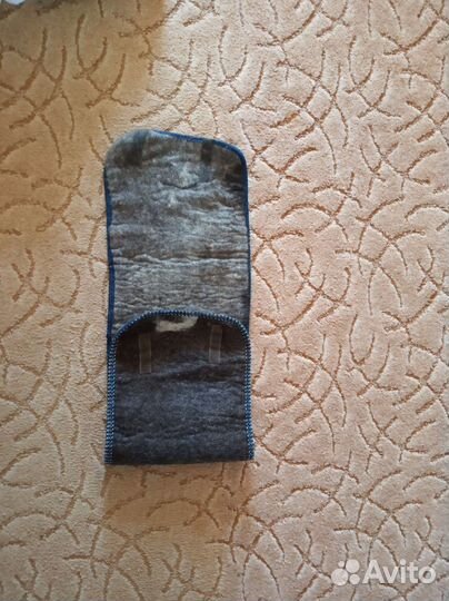 Пояс из собачьей шерсти на липучках