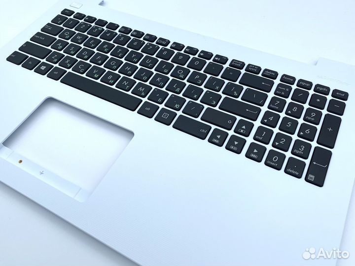 Топкейс (клавиатура) для ноутбука Asus X555 белый