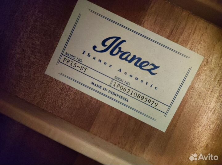 Акустическая гитара ibanez
