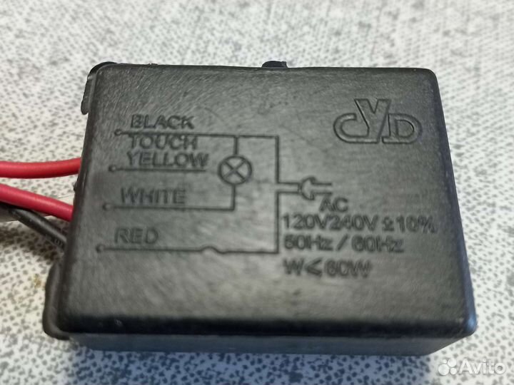 Блок сенсорного включения ламп накаливания