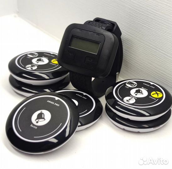 Кнопка вызова официанта, табло отображения вызова