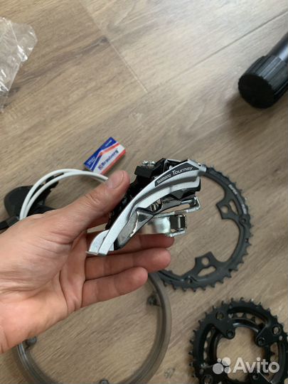 Передняя система переключения велосипеда