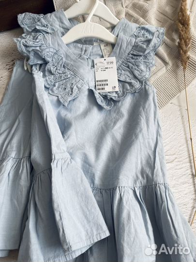 Платье для девочки hm 80, 92